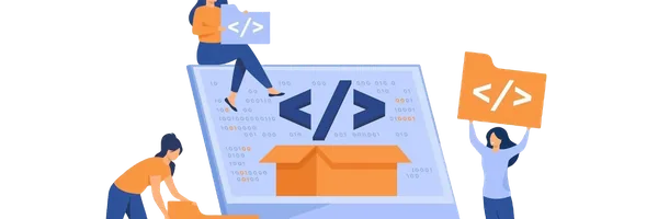 Illustration de création de sites web